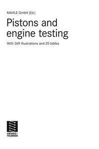 Pistons and engine testing