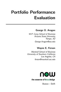 Portfolio performance evaluation