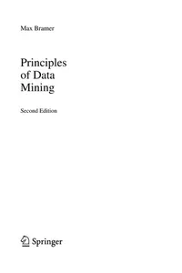 Principles of Data Mining