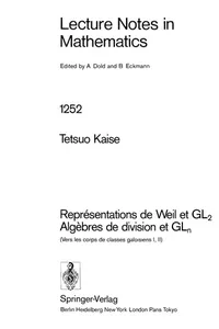 Représentations de Weil et GL₂