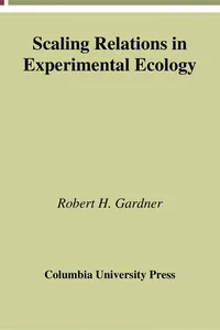 Scaling relations in experimental ecology