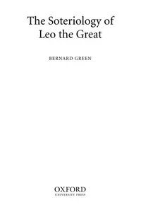 The soteriology of Leo the Great