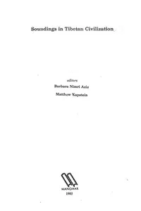 Soundings in Tibetan civilization