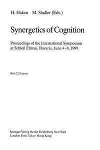 Synergetics of Cognition
