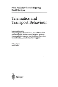 Capa de Telematics and Transport Behaviour