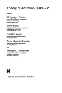Cover of Theory of Accretion Disks - 2