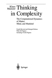 Capa de Thinking in Complexity