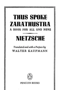 Thus Spoke Zarathustra