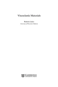 Viscoelastic materials