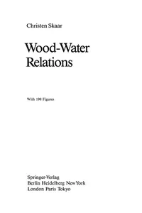 Wood-Water Relations