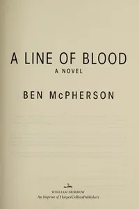 A line of blood