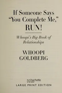 Cover of If someone says "You complete me," run!