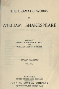 Capa de The Dramatic Works of William Shakespeare in Six Volumes. Volume VIII (Antony and Cleopatra / Cymbeline / Hamlet / Julius Caesar / King Lear / Macbeth / Othello / Pericles / Romeo and Juliet / King Lear / Timon of Athens)