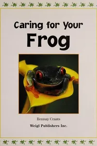Capa de Caring for your frog