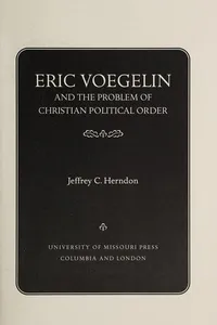 Eric Voegelin and the problem of Christian political order