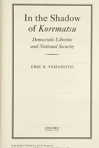 In the shadow of Korematsu