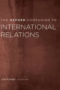 The Oxford Companion to International Relations