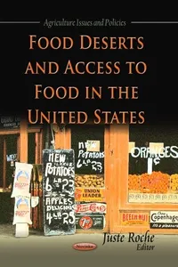 Cover of Food Deserts and Access to Food in the United States