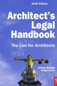 Architect's Legal Handbook, Ninth Edition