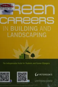 Green careers in building and landscaping