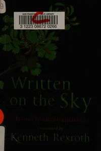 Cover of Written on the sky by Kenneth Rexroth