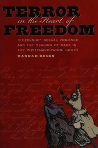 Capa de Terror in the heart of freedom