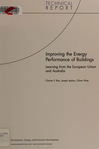 Improving the energy performance of buildings