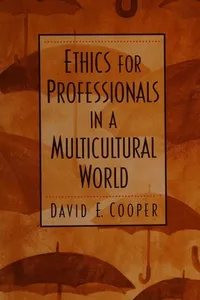 Ethics for professionals in a multicultural world