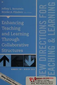 Enhancing teaching and learning through collaborative structures