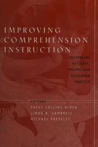 Improving comprehension instruction