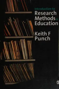 Introduction to research methods in education