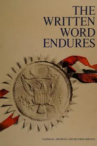 The written word endures