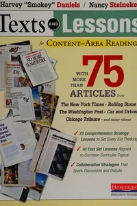 Texts and lessons for content-area reading
