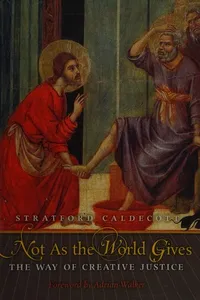 Not as the world gives