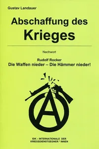 Abschaffung des Krieges