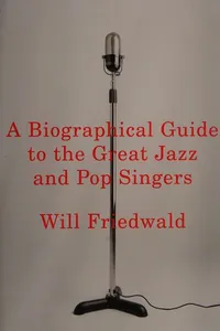 Capa de A biographical dictionary of jazz and pop singers