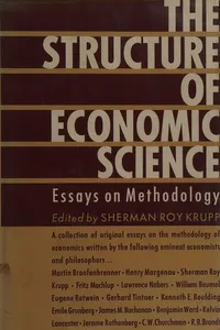 The structure of economic science