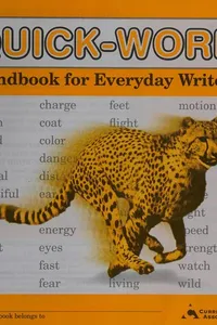 The Quick-word handbook for everyday writers