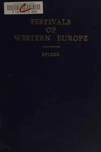 Festivals of Western Europe