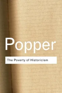 Capa de The Poverty of Historicism por Karl Popper