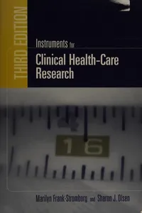 Instruments for Clinical Health-Care Research