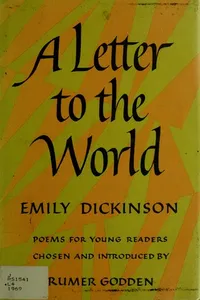 A letter to the world