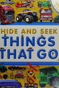 Capa de Hide and seek things that go
