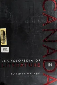 Encyclopedia of literature in Canada