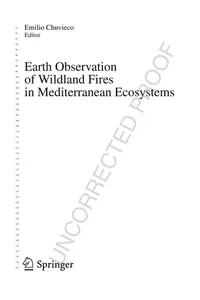 Earth Observation of Wildland Fires in Mediterranean Ecosystems