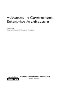 Capa de Advances in government enterprise architecture
