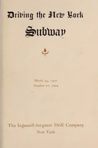 Driving the New York subway