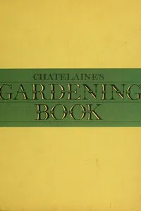 Chatelaine's gardening book