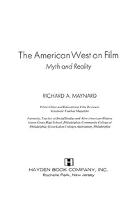 The American West on film: myth and reality