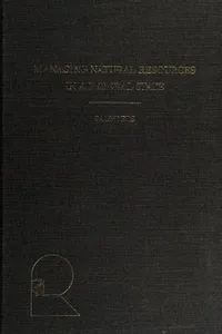 Managing natural resources in a federal state
